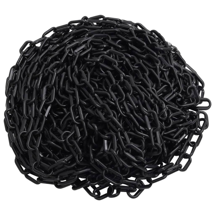 Catena Segnaletica Nera 100 m Ø4 mm in Plastica 150930