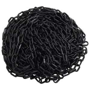 Catena Segnaletica Nera 100 m Ø8 mm in Plastica cod 9280