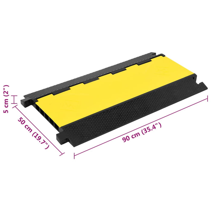 Dosso Passacavi con 5 Canali 90 cm in Gomma cod mxl 66475