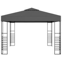 Gazebo da Giardino con Luci LED a Stringa 3x3 m Antracite 3070306