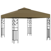 Gazebo con Luci LED a Stringa 3x3 m Grigio Talpa  cod mxl 66046