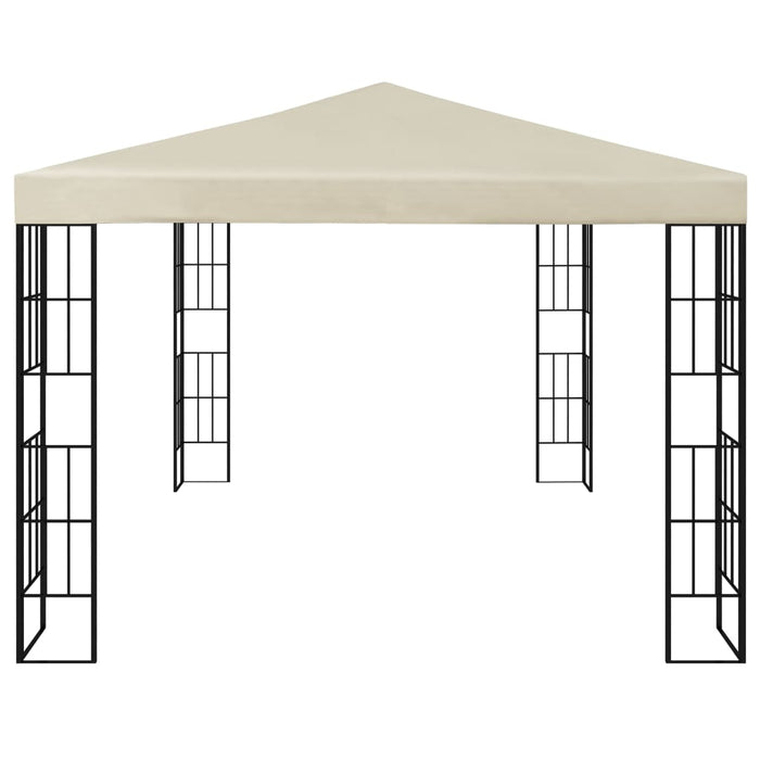 Gazebo con Stringa di Luci LED 3x4 m Crema cod mxl 66029