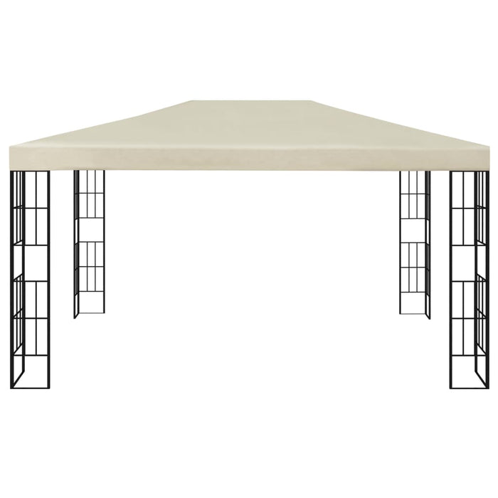 Gazebo con Stringa di Luci LED 3x4 m Crema cod mxl 66029