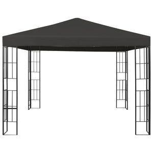 Gazebo con Stringa di Luci LED 3x3 m Antracite 3070322