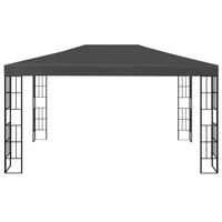 Gazebo con Stringa di Luci LED 3x4 m Antracite  cod mxl 66078