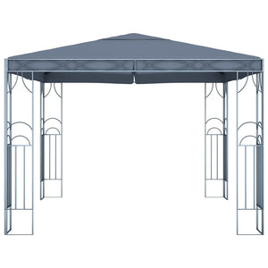 Gazebo con Stringa di Luci LED 300x300 cm Antracite cod mxl 66026