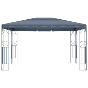 Gazebo con Stringa di Luci LED 400x300 cm Antracite cod mxl 65998