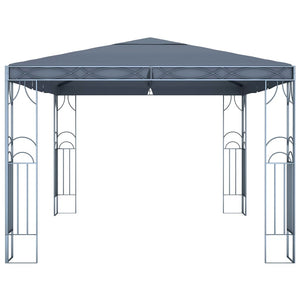 Gazebo con Stringa di Luci LED 400x300 cm Antracite cod mxl 65998