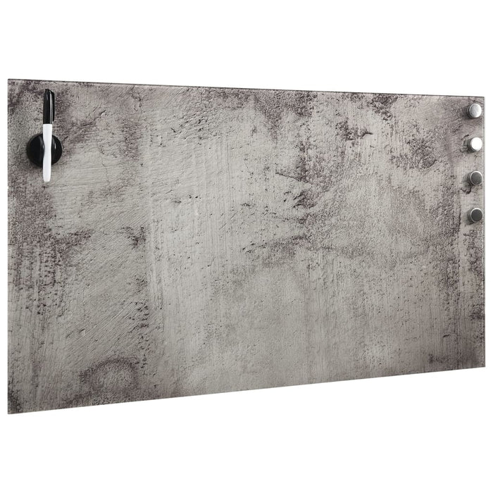 Lavagna Magnetica a Parete in Vetro 100x60 cm 327473