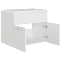 Mobile Bagno con Lavabo Integrato Bianco in Truciolato cod mxl 71916