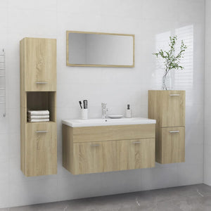 Set Mobili da Bagno Rovere Sonoma in Truciolato cod mxl 56020