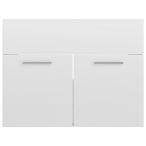 Set Mobili da Bagno Bianco Lucido in Truciolato cod mxl 13234