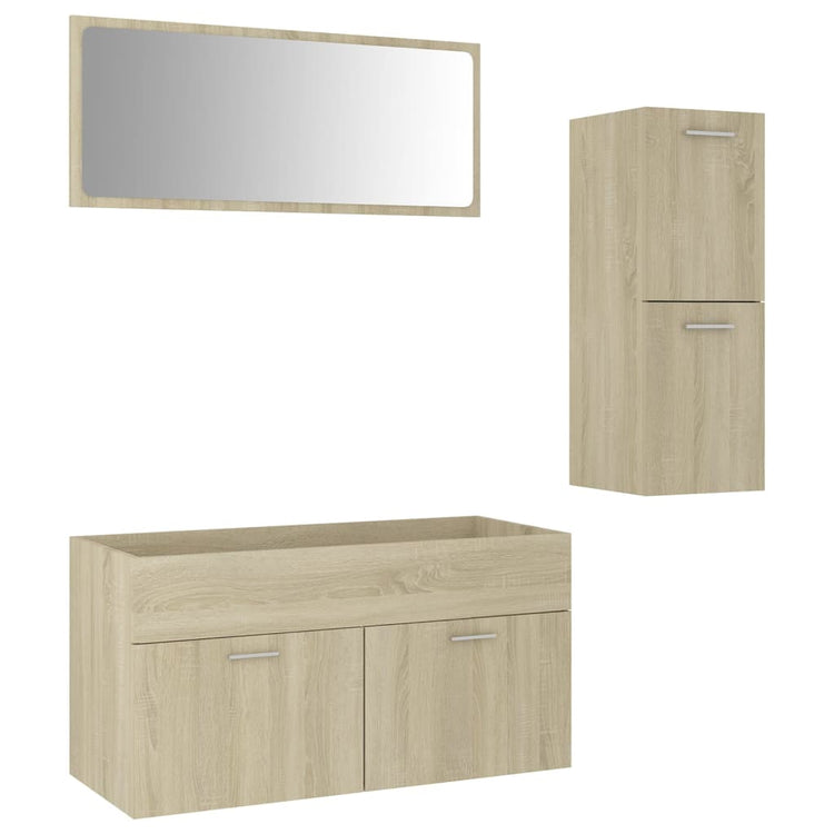 Set Mobili da Bagno Rovere Sonoma in Truciolato cod mxl 23442