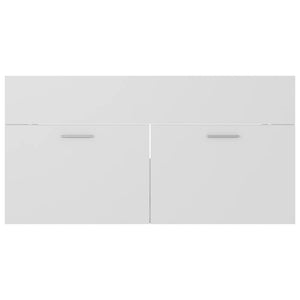 Set Mobili da Bagno Bianco in Truciolato 3071063