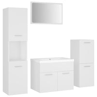 Set Mobili da Bagno Bianco in Truciolatocod mxl 72726