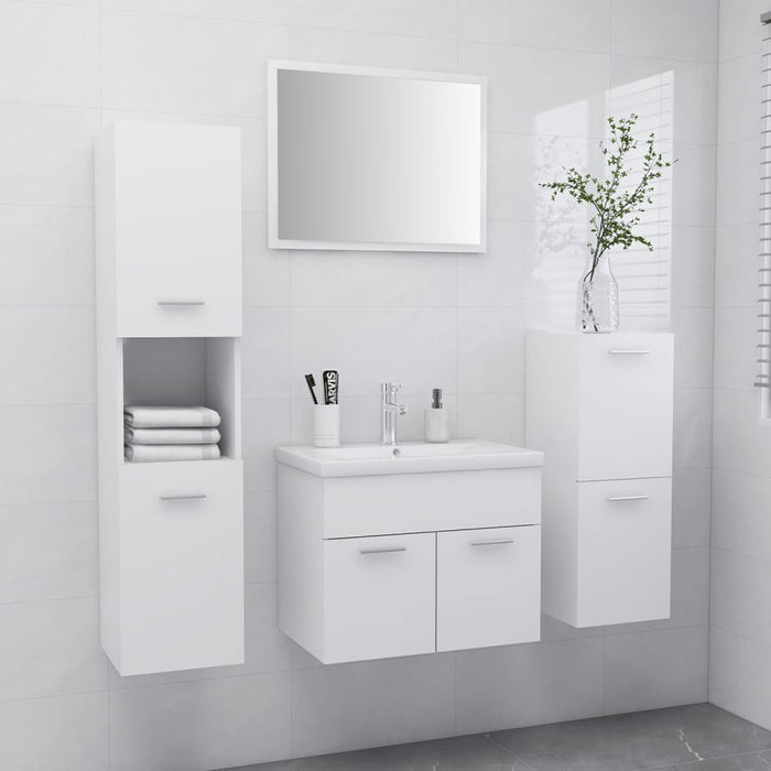 Set Mobili da Bagno Bianco in Truciolatocod mxl 72726