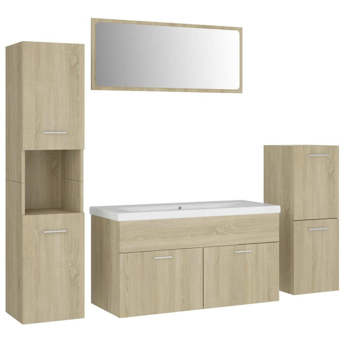 Set Mobili da Bagno Rovere Sonoma in Truciolato cod mxl 56227