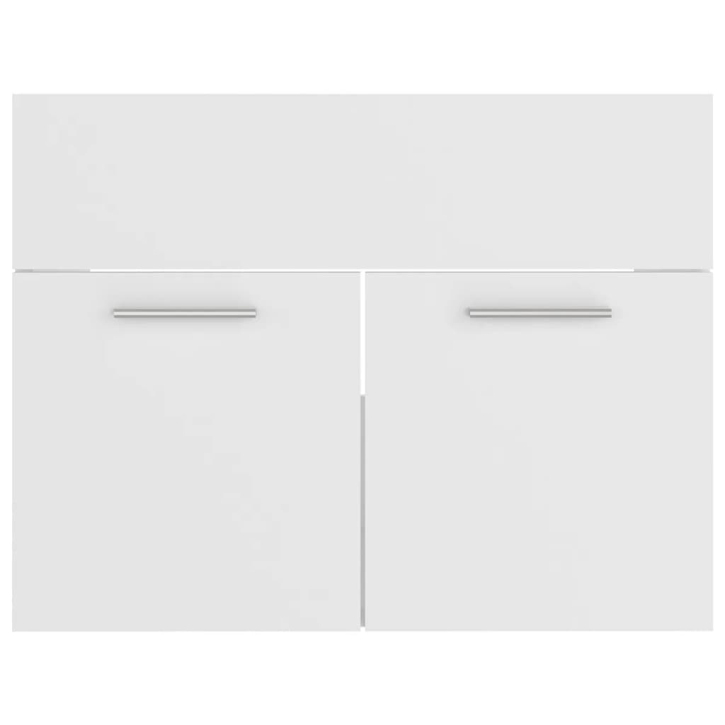 Set Mobili da Bagno Bianco in Truciolato 3071135