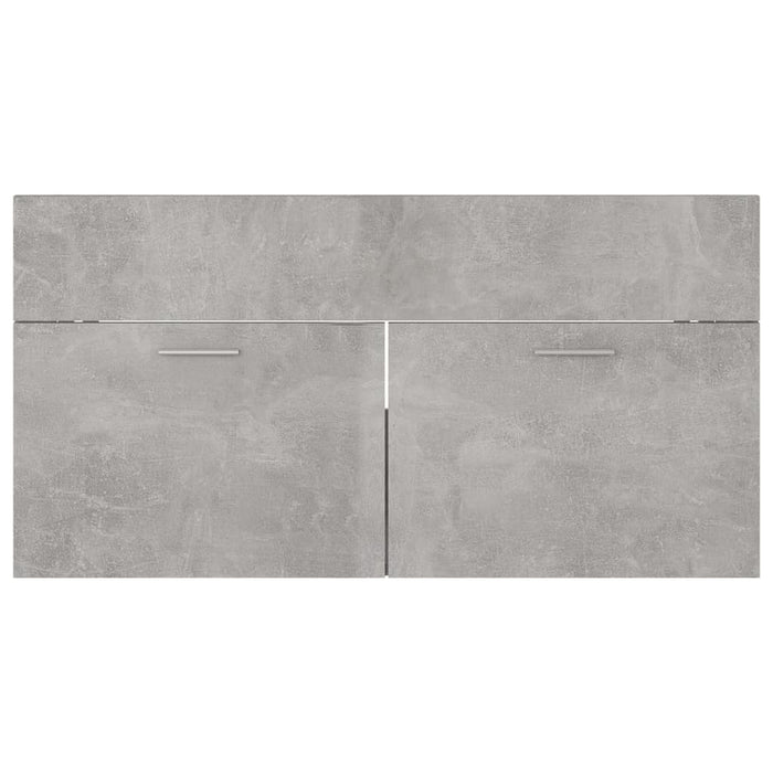 Set Mobili da Bagno Grigio Cemento in Truciolato cod mxl 71438