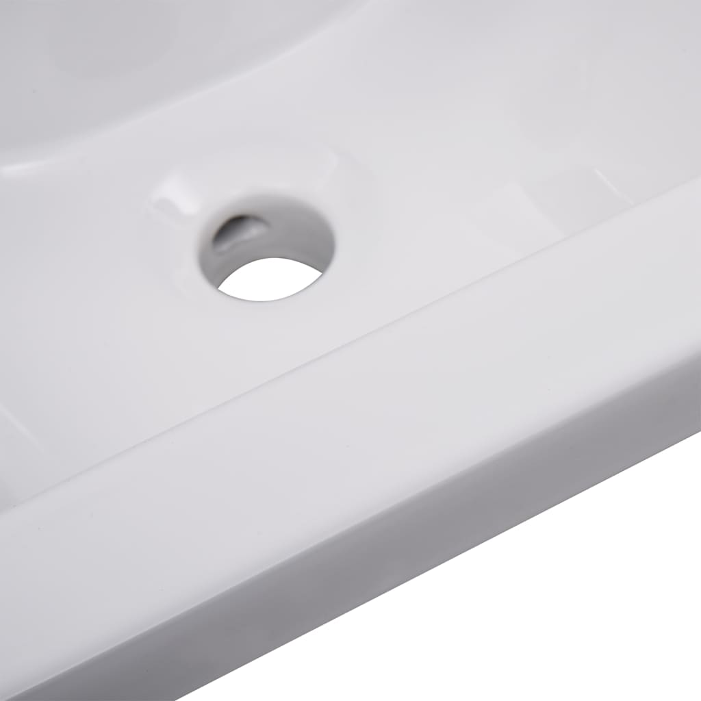 Set Mobili da Bagno Bianco Lucido in Legno Multistrato 3071177