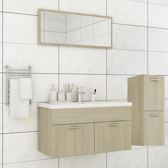 Set Mobili da Bagno Rovere Sonoma in Truciolato cod mxl 23437