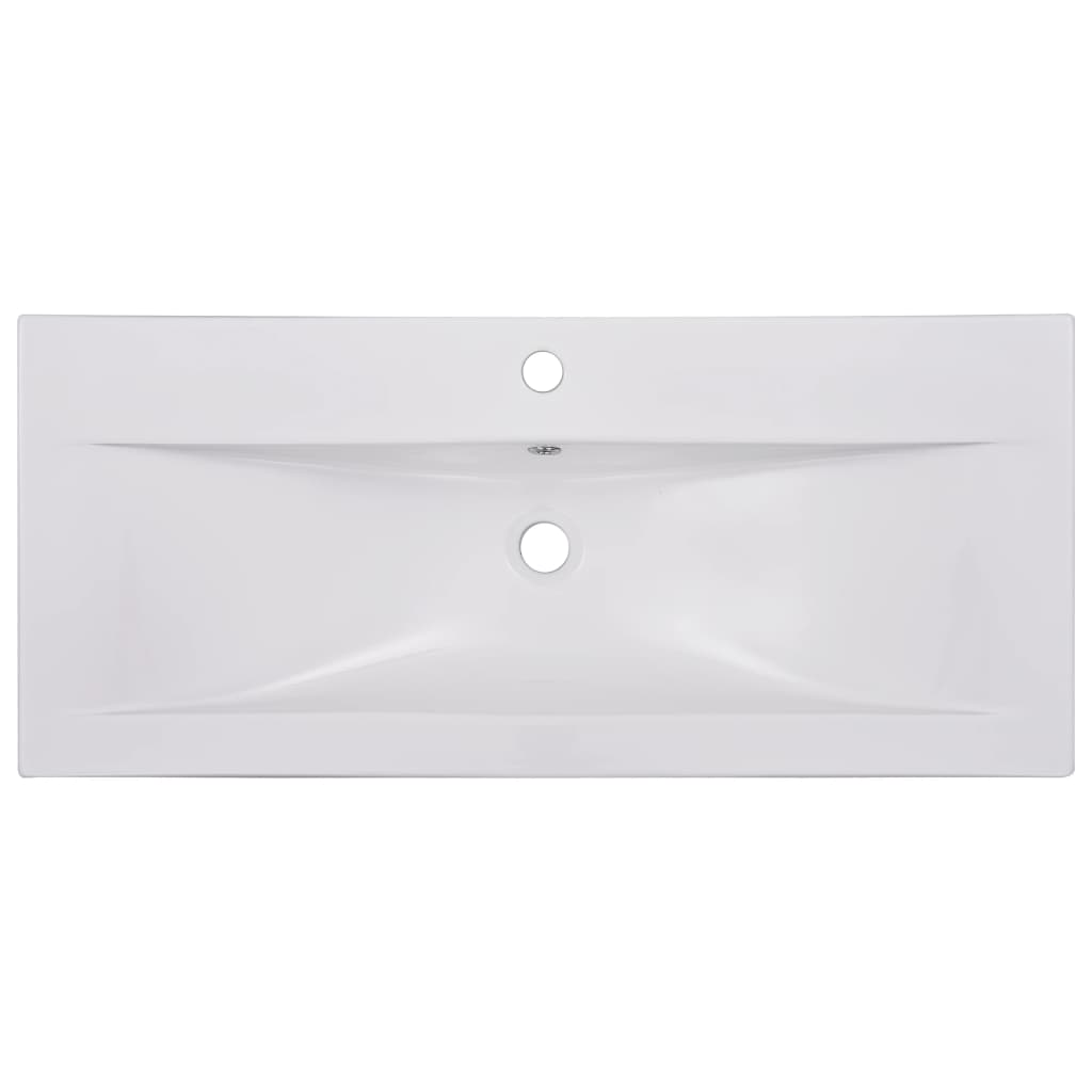 Set Mobili da Bagno Bianco Lucido in Truciolato 3071204