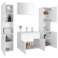 Set Mobili da Bagno Bianco in Truciolato cod mxl 71924