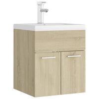 Mobile Bagno con Lavabo Integrato Rovere Sonoma in Truciolato 3071264