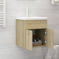 Mobile Bagno con Lavabo Integrato Rovere Sonoma in Truciolato 3071264