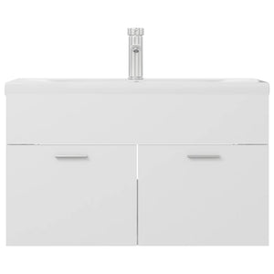 Mobile da Bagno con Lavabo Integrato Bianco in Truciolato 3071279