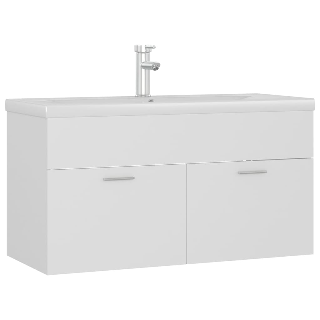 Mobile con Lavabo Integrato Bianco in Legno Multistratocod mxl 120653