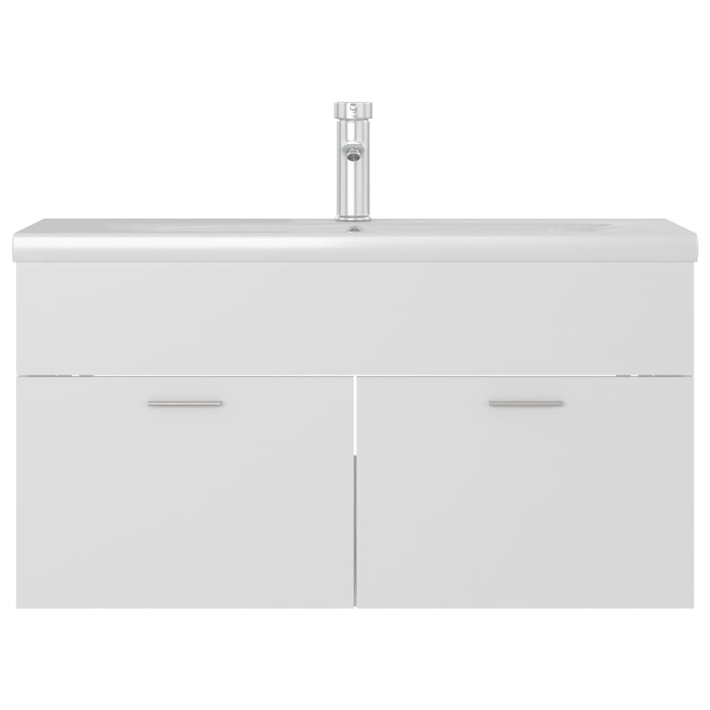 Mobile con Lavabo Integrato Bianco in Legno Multistratocod mxl 120653