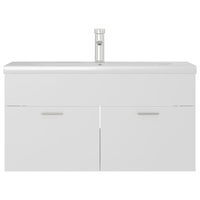 Mobile con Lavabo Integrato Bianco in Legno Multistratocod mxl 120653