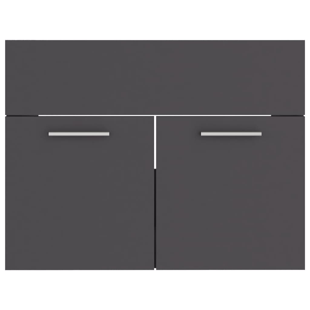 Set Mobili da Bagno Grigio in Truciolato 3071317