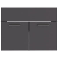 Set Mobili da Bagno Grigio in Truciolato 3071317