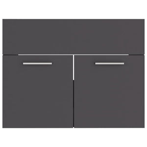 Set Mobili da Bagno Grigio in Truciolato 3071317