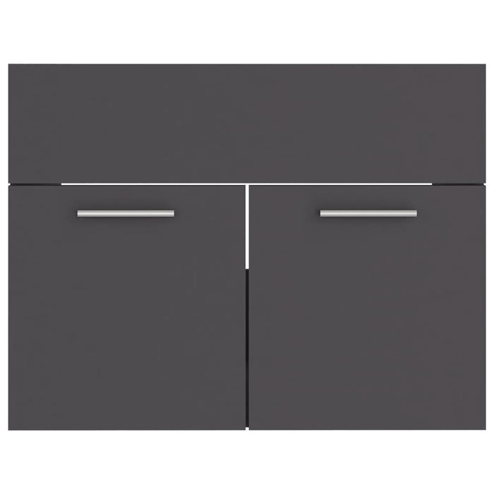 Set Mobili da Bagno Grigio in Truciolato 3071317