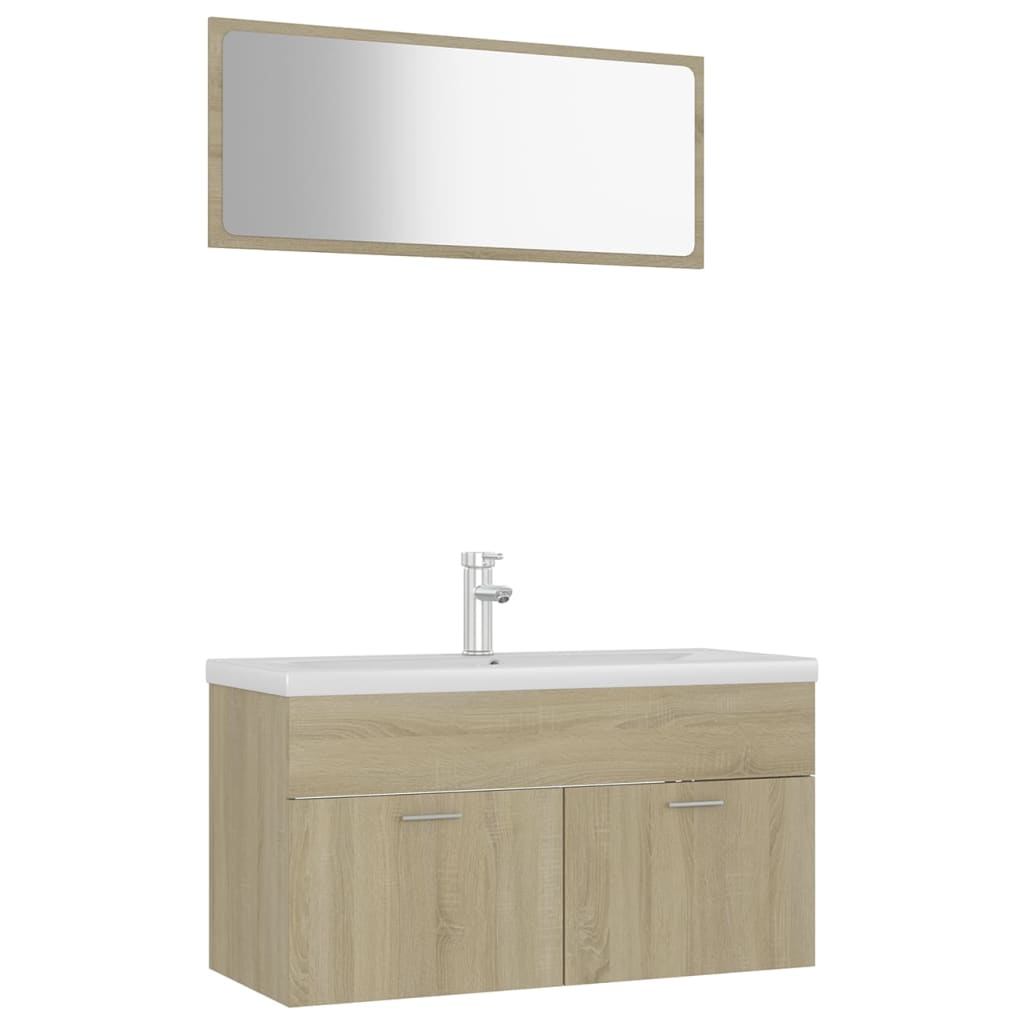 Set Mobili da Bagno Rovere Sonoma in Truciolatocod mxl 96732