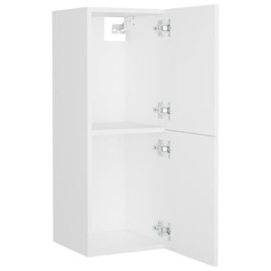 Set Mobili da Bagno Bianco in Legno Multistrato 3071351