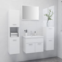 Set Mobili da Bagno Bianco in Truciolatocod mxl 96730