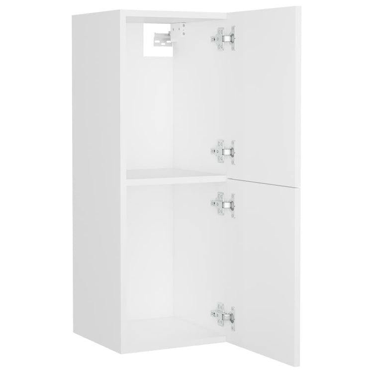 Set Mobili da Bagno Bianco in Legno Multistrato 3071441