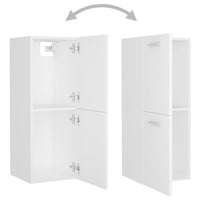 Set Mobili da Bagno Bianco in Legno Multistrato 3071441