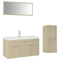 Set Mobili da Bagno Rovere Sonoma in Truciolato cod mxl 23432