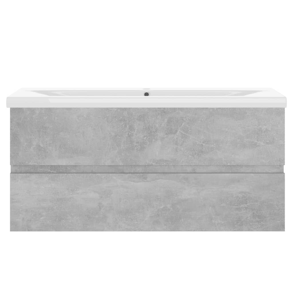 Mobile Bagno con Lavabo Integrato Grigio Cemento in Truciolato cod mxl 69868