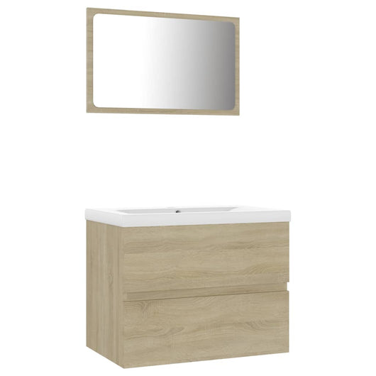 Set Mobili da Bagno Rovere Sonoma in Truciolato cod mxl 71929