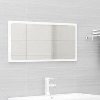 Set Mobili da Bagno Bianco in Legno Multistrato 3071594