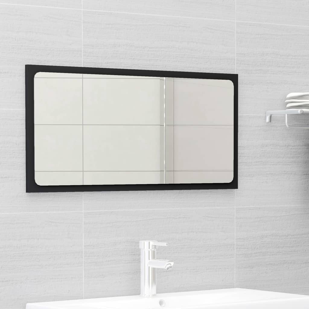 Set Mobili da Bagno Nero in Truciolato 3071595