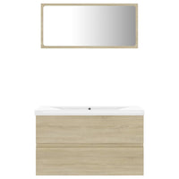 Set Mobili da Bagno Rovere Sonoma in Truciolato cod mxl 66958