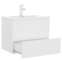 Mobile Bagno con Lavabo Integrato Bianco in Truciolato 3071630