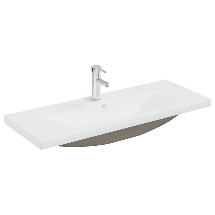 Mobile Bagno con Lavabo Integrato Bianco Lucido in Truciolato cod mxl 78613